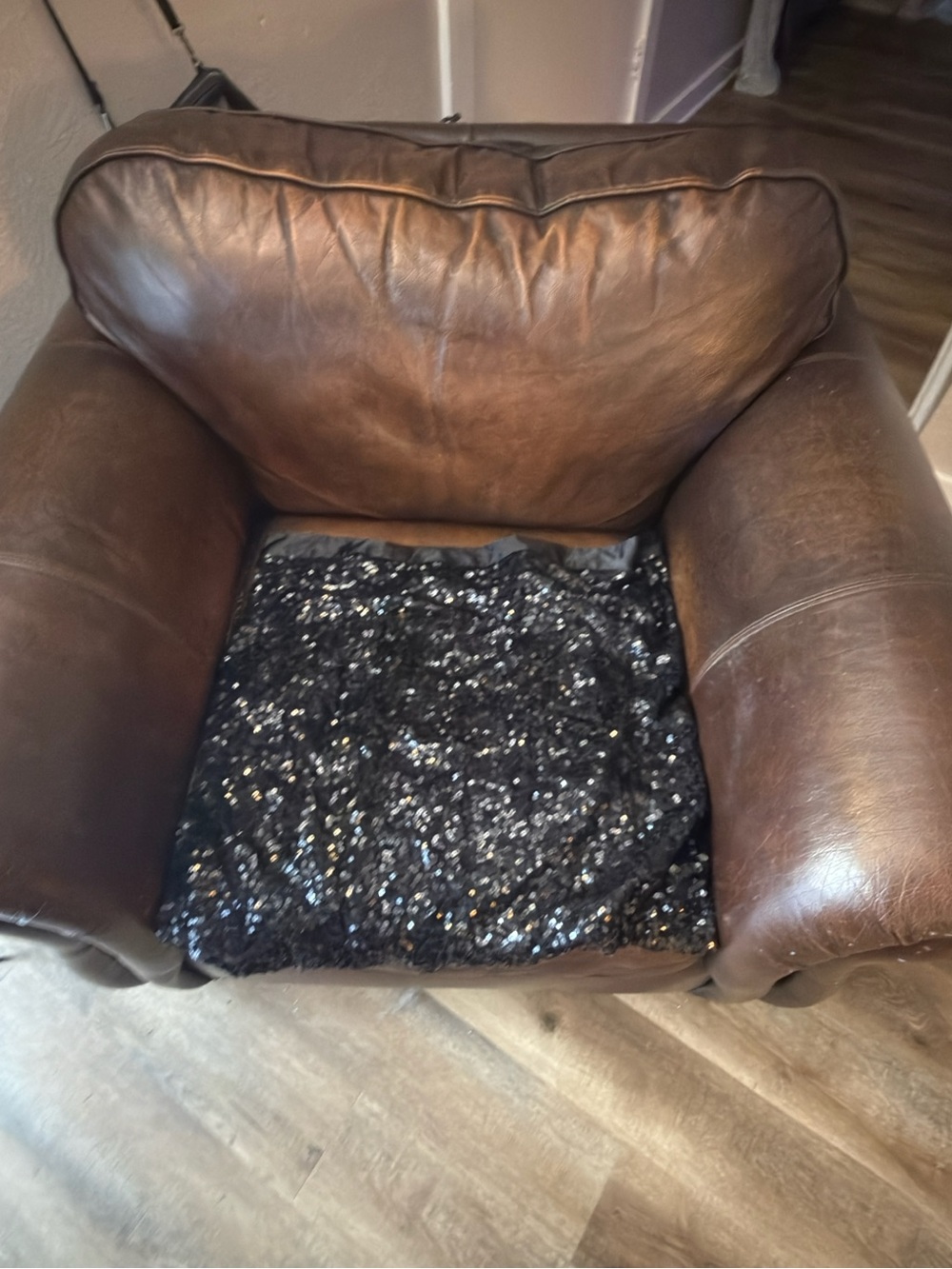 Lane Bryant Black Sequin Skirt